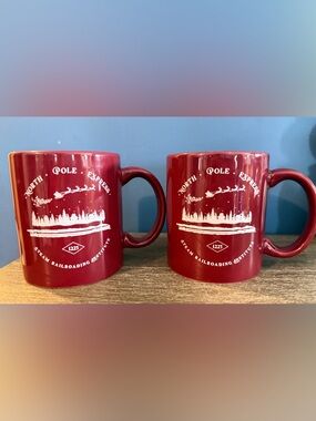 Red North Pole Express Ceramic Mug - Unbranded
